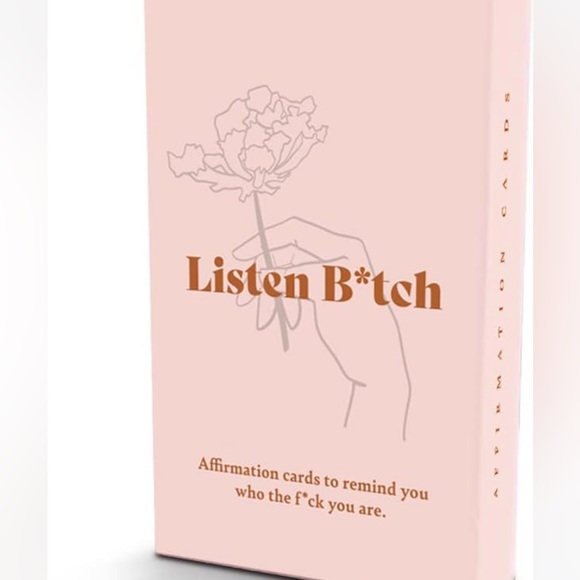 Listen B*tch affirmation cards - Picture 1 of 2